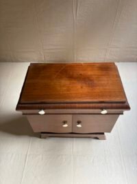 Commode en bois massif art déco - Vue du dessus