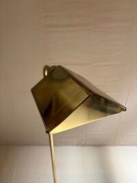 Lampadaire réglable mid-century en laiton - Vue du dessus