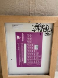Graffitique Duong 51,5x43,5 - Vue de derrière