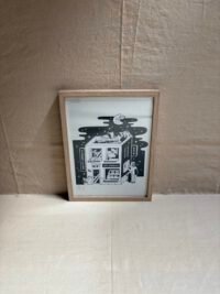 Illustration aquarelle Monstr 40x30 - Vue de face