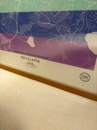 Lithographie affiche Spark Reykjavik 95x70 - vue des détails