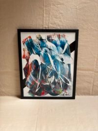Peinture à l'huile au couteau sur aluminium de Christian Della Giustina 50x40 - Vue de face