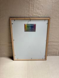 Peinture à l'huile au couteau sur aluminium de Christian Della Giustina 50x40 - Vue de derrière
