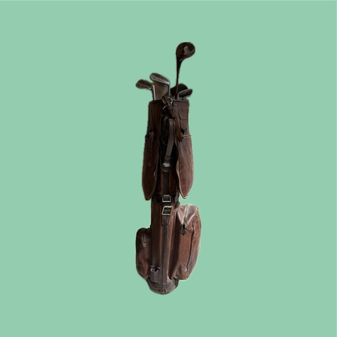 Sac Et Club De Golf Vintage